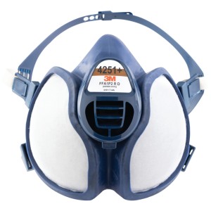 Μάσκα μιας χρήσεως 3M™ για διαλύτες και βαφές Α1Ρ2